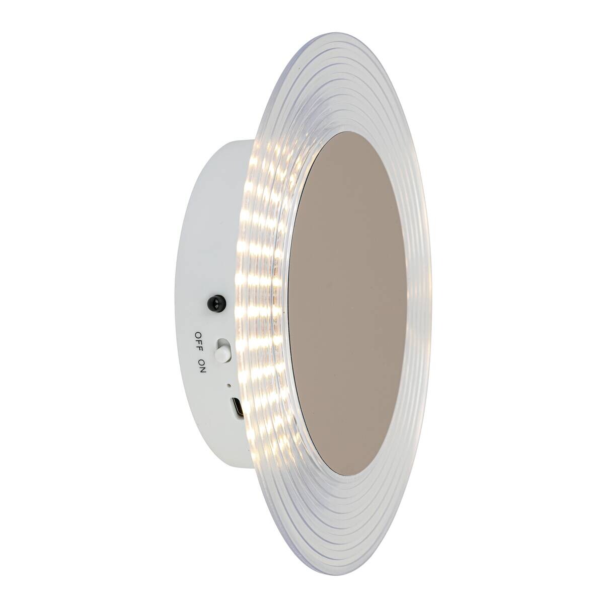 Nolo Akku-LED-Wandleuchte Dot H/D: ca. 3x18 cm