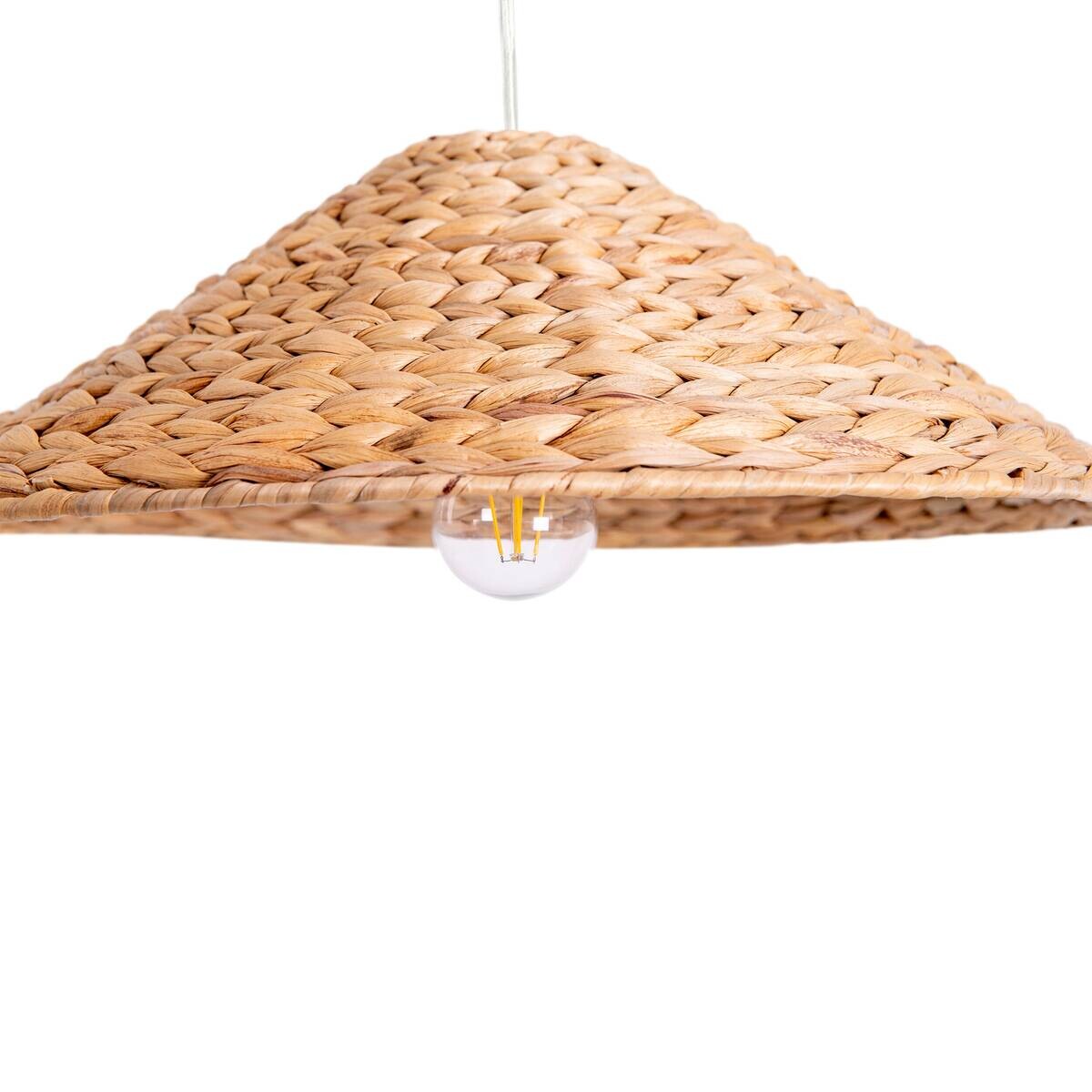 Näve Leuchten Pendelleuchte 7088027 natur B/H/T: ca. 45x124x45 cm E27 1 Brennstellen
