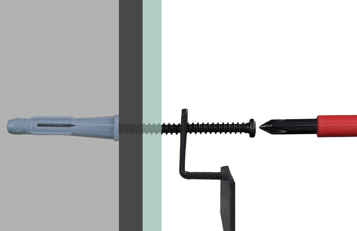 Akustikpaneel Haken schwarz L/B/H: ca. 4,4x4x2,5 cm pro Stück