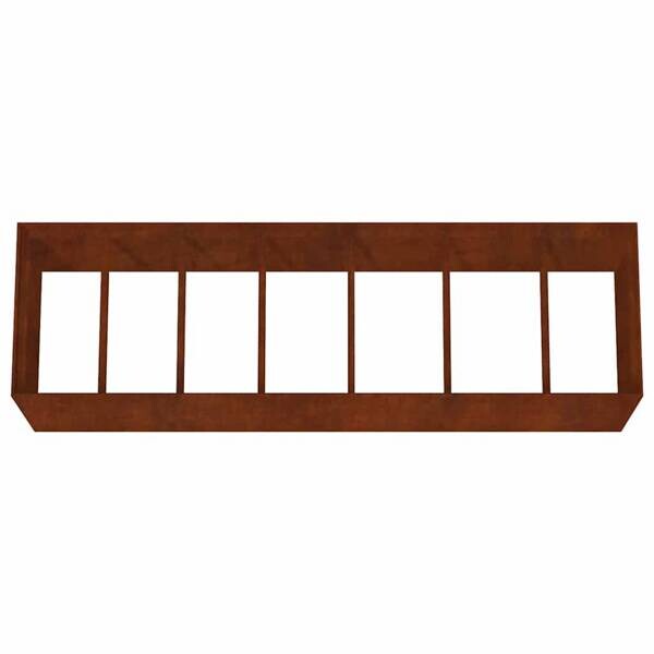 Hochbeet braun Stahl B/H/L: ca. 80x80x280 cm