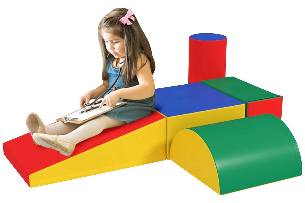 HOMCOM Bausteinset B/H/L: ca. 40,6x20,3x40,6 cm