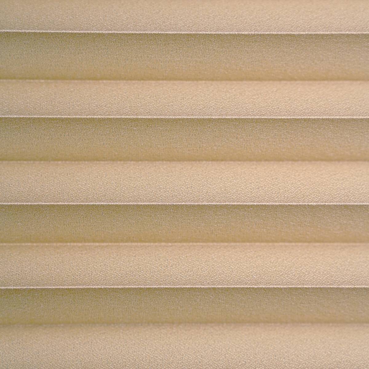 Hochwertiges Klemmplissee sand B/L: ca. 50x130 cm