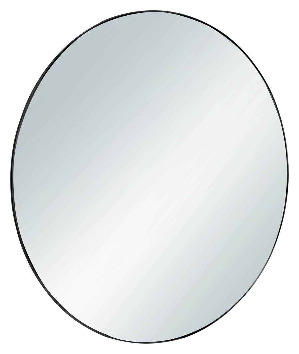 Mirrors & More Metallspiegel Esra schwarz Antik D: ca. 50 cm