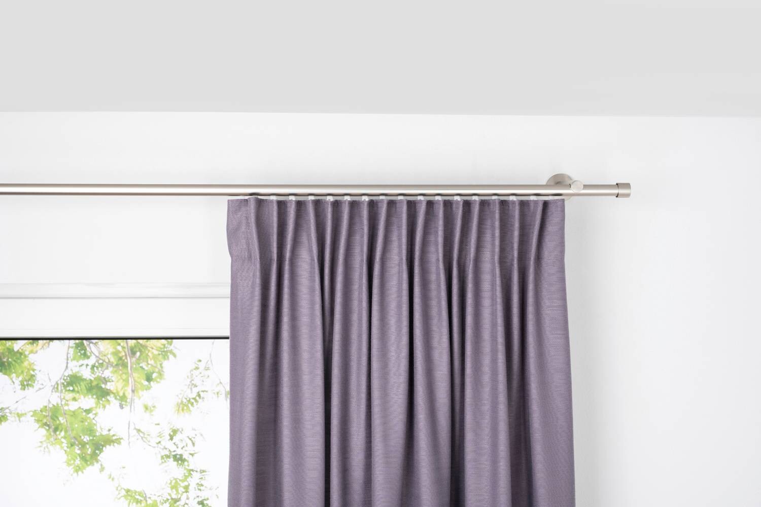 Kombivorhang 2er Pack Balance brombeer B/L: ca. 135x245 cm