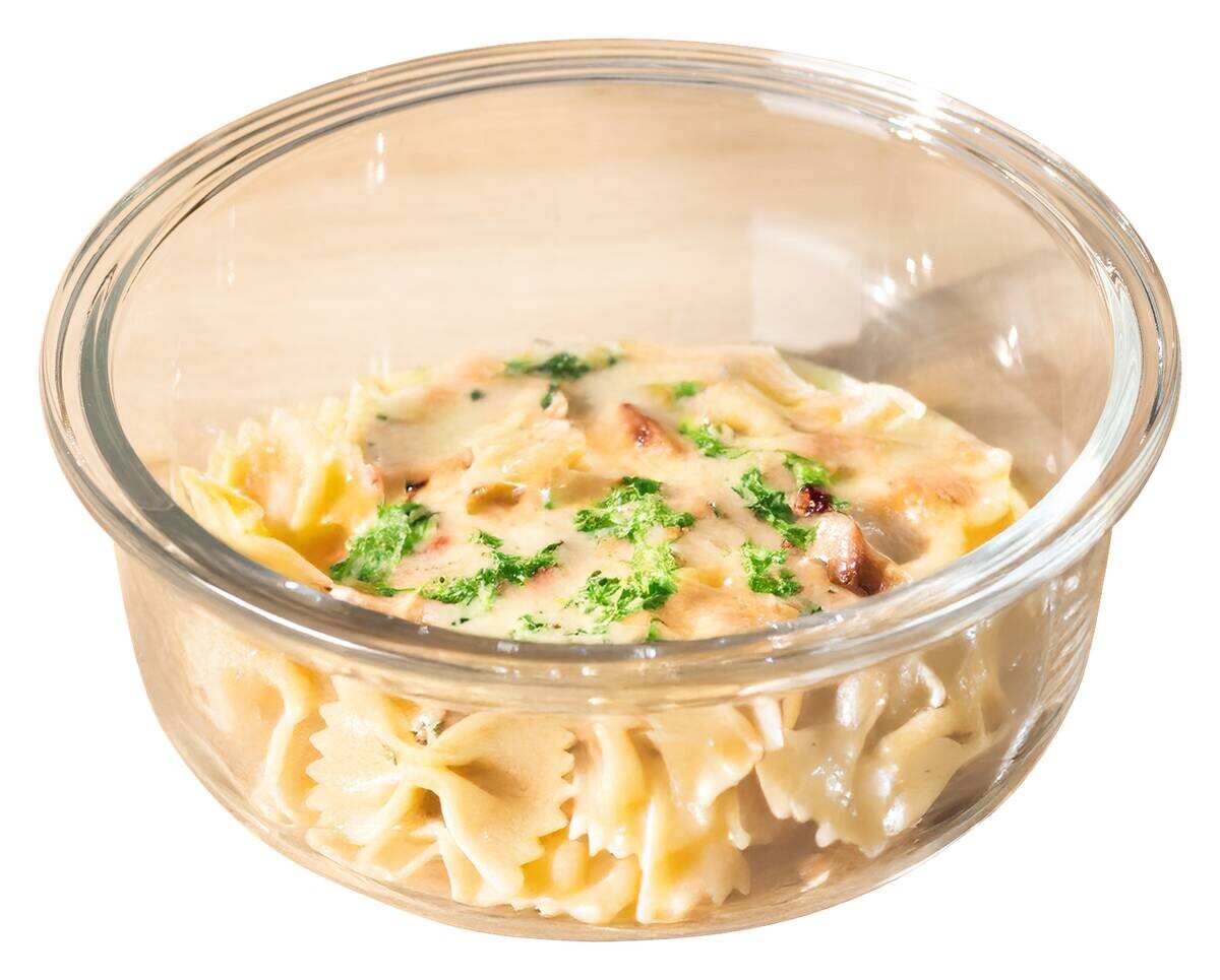 Auflaufform Glas B/H/L: ca. 15x6x15 cm