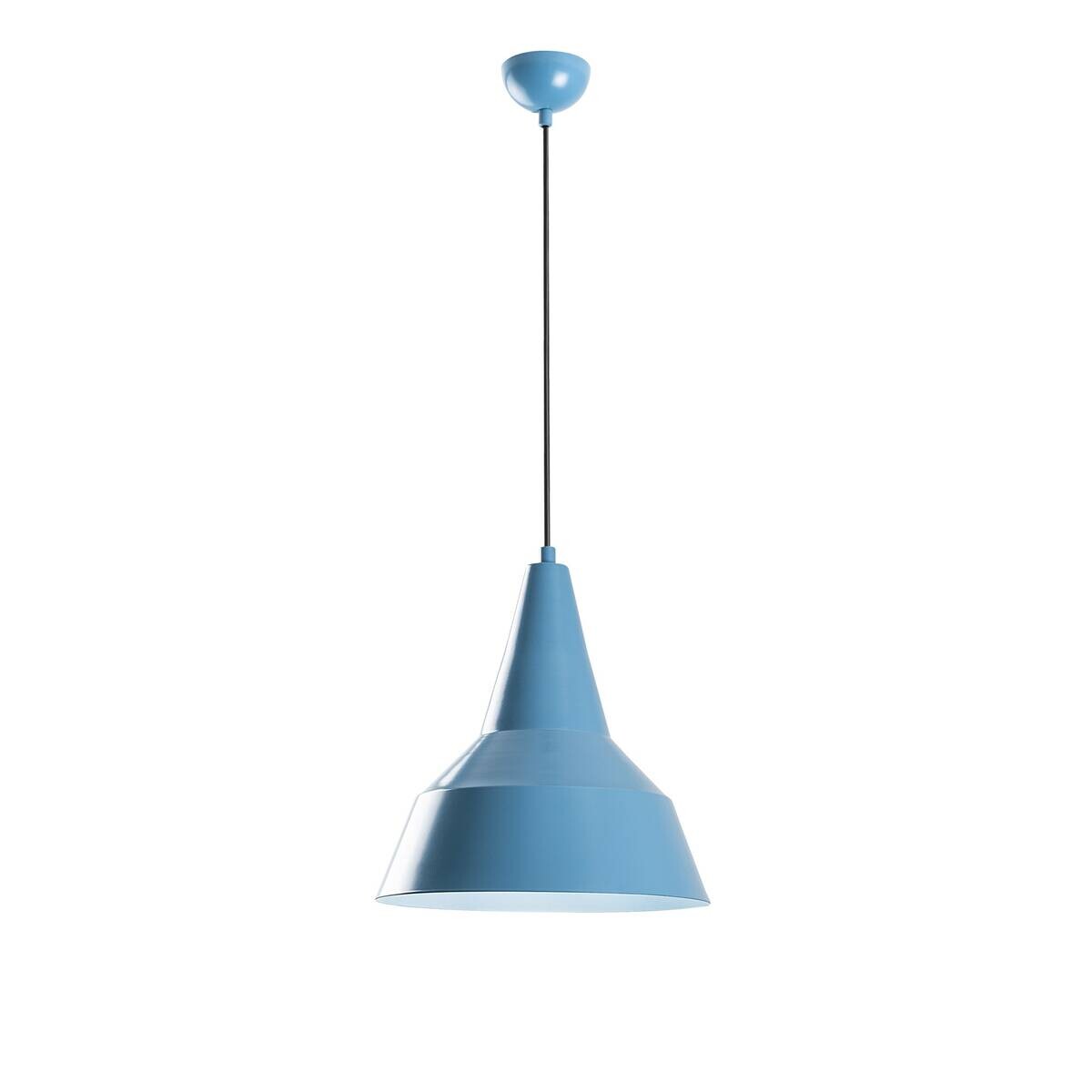 Opviq Pendelleuchte blau B/H/T: ca. 30x131x30 cm E27 1 Brennstellen