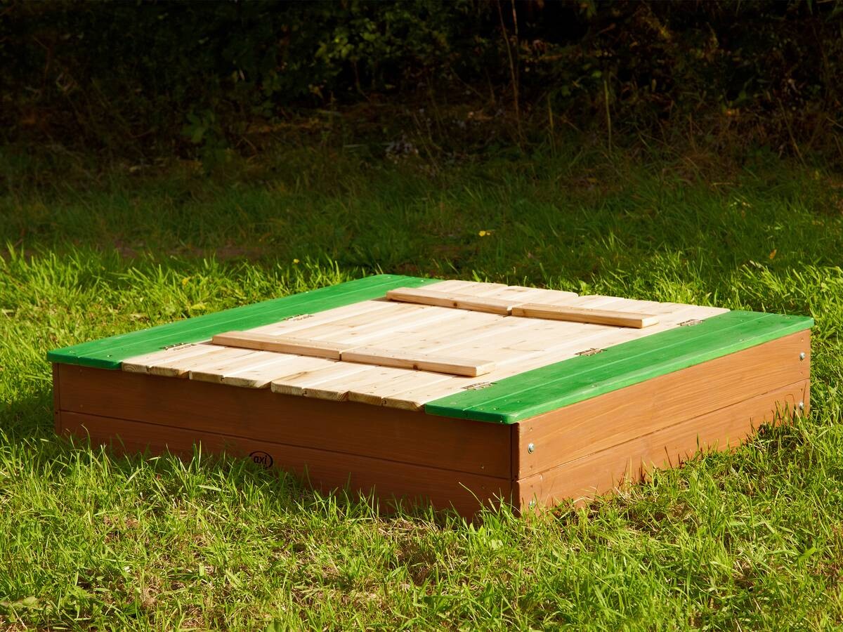 AXI Sandkasten Ella braun Holz B/H/L: ca. 95x20x100 cm
