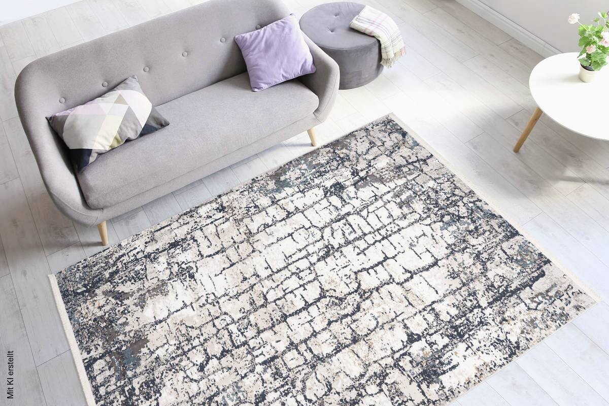 360Living Teppich Akropolis grau B/L: ca. 160x230 cm