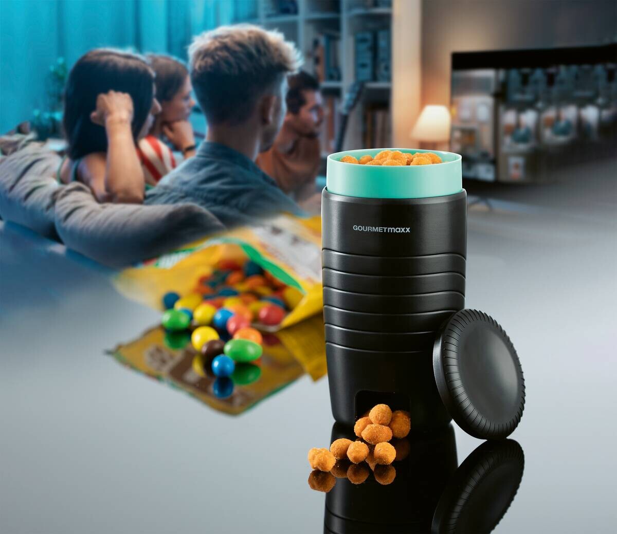 GOURMETmaxx Haushaltshelfer schwarz Kunststoff