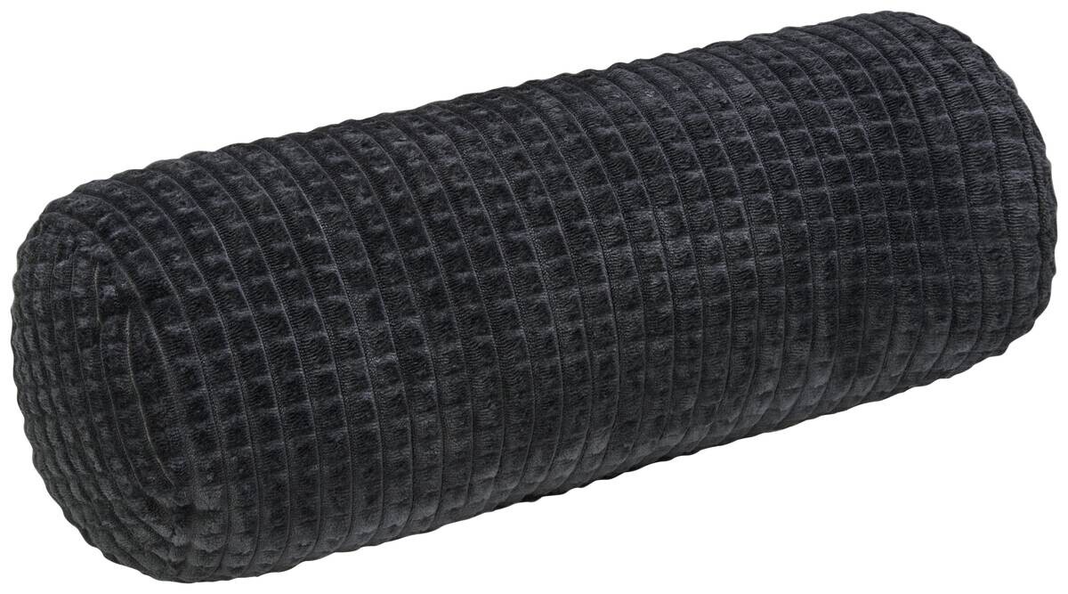 Nackenrolle schwarz 100% Polyester B/L: ca. 50x20 cm