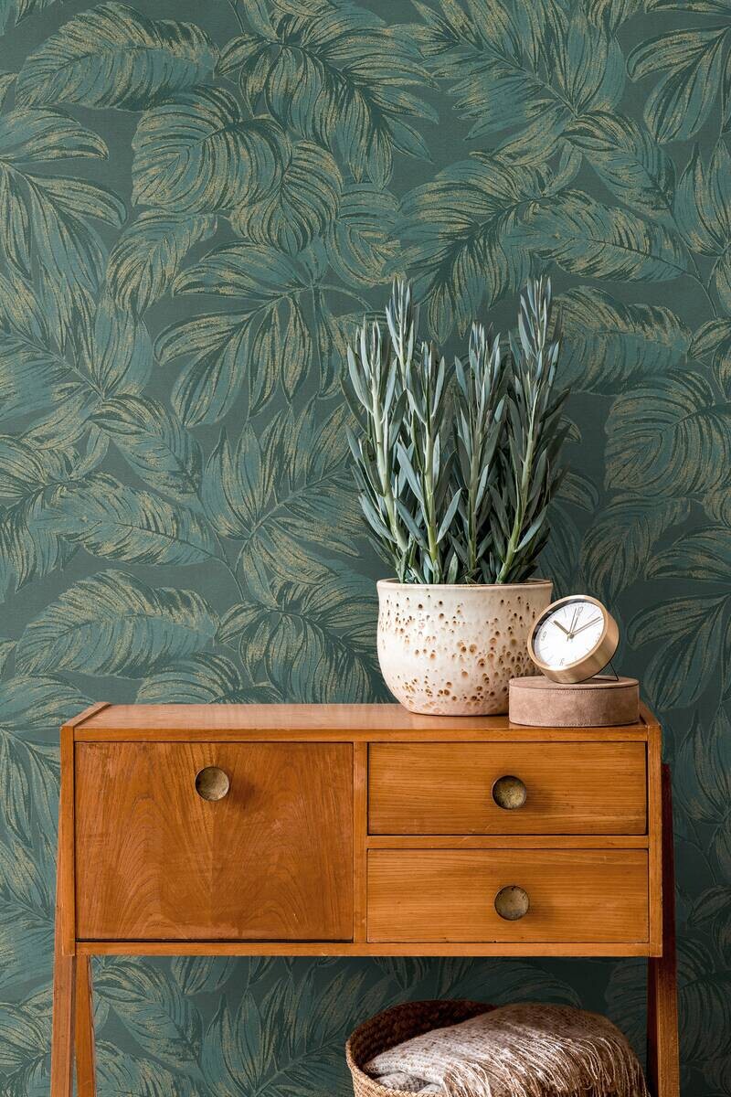 A.S.Creation Vliestapete gold B/H/D: ca. 53x1005x10 cm