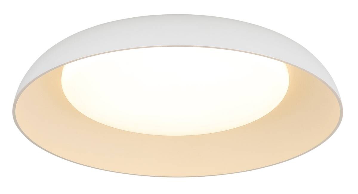 GLOBO LED-Deckenleuchte ORBIS weiß Metall H/D: ca. 9,5x48 cm 1 Brennstellen