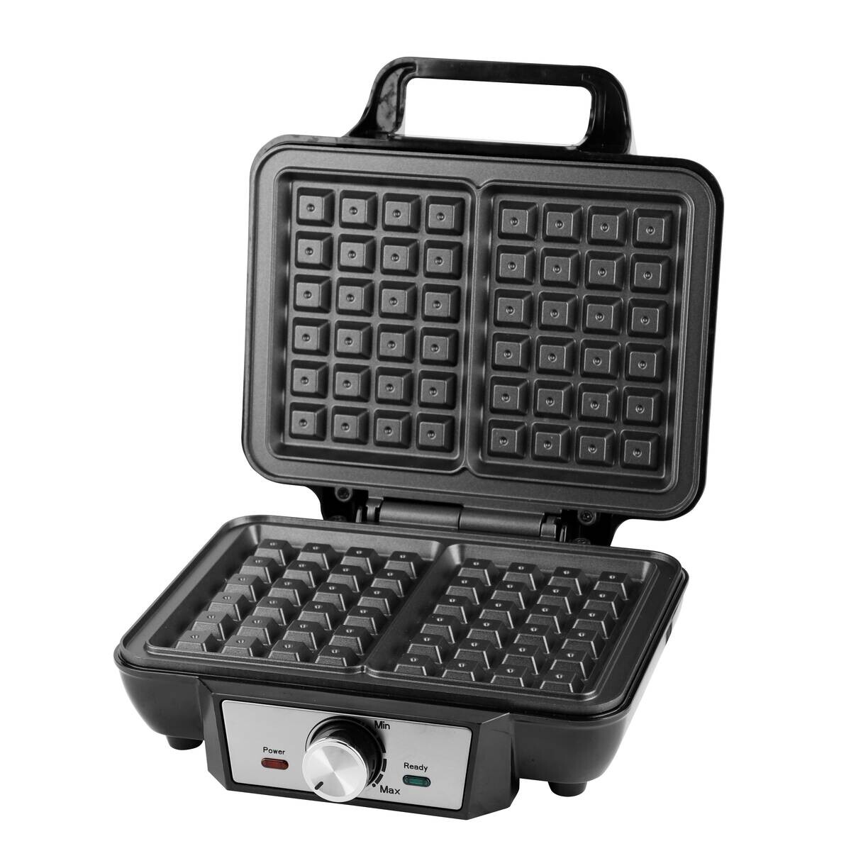 Emerio Waffelautomat WM-126774 schwarz Edelstahl B/H/L: ca. 23,8x9,6x23,7 cm