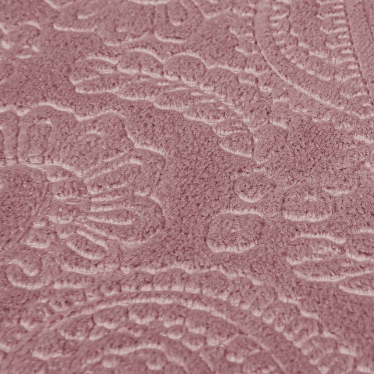 Flanelldecke rosenholz 100% Polyester B/L: ca. 160x220 cm