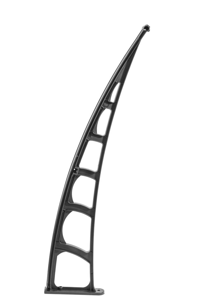 Brosplast Vordach transparent B/H/L: ca. 120x23x105 cm