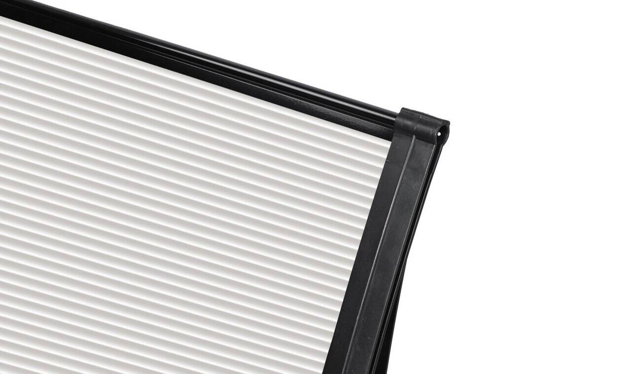 Brosplast Vordach Crocus transparent B/H/T: ca. 120x23x80 cm