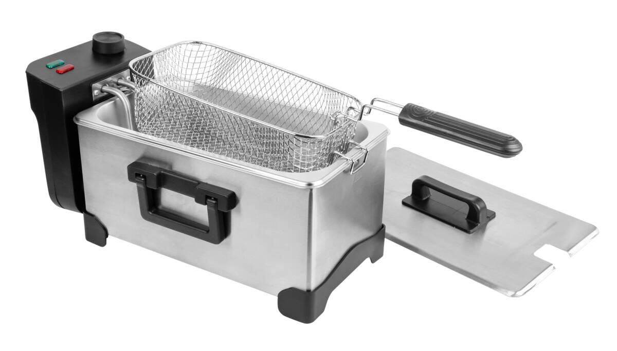 Emerio Fritteuse DF-130852.1 Edelstahloptik Metall B/H/T: ca. 21x25x40 cm ca. 3 l