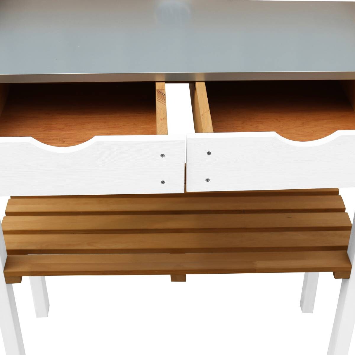 AXI Pflanztisch braun B/H/L: ca. 37x92x76 cm