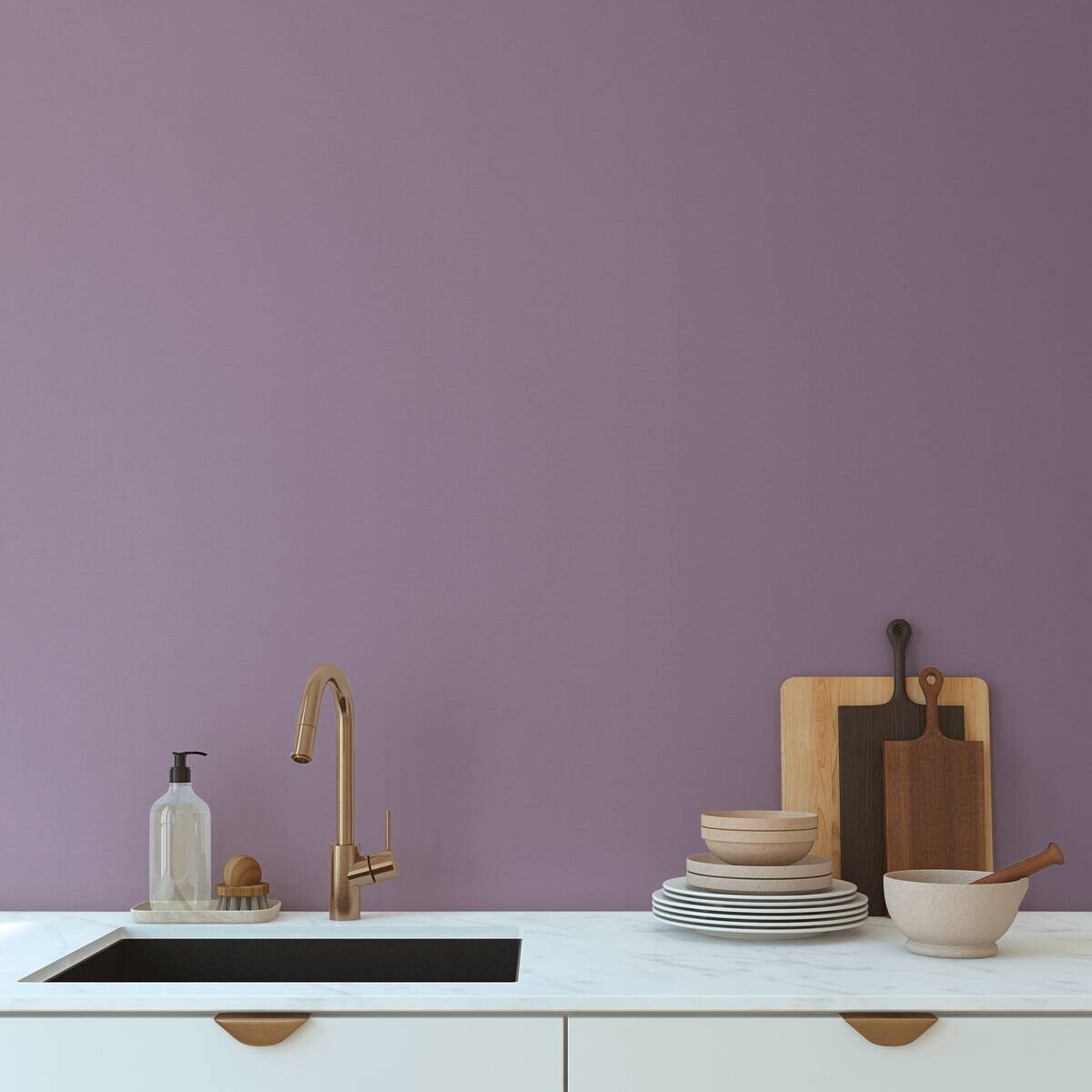 A.S.Creation Vliestapete lila B/H/D: ca. 53x1005x8,3 cm