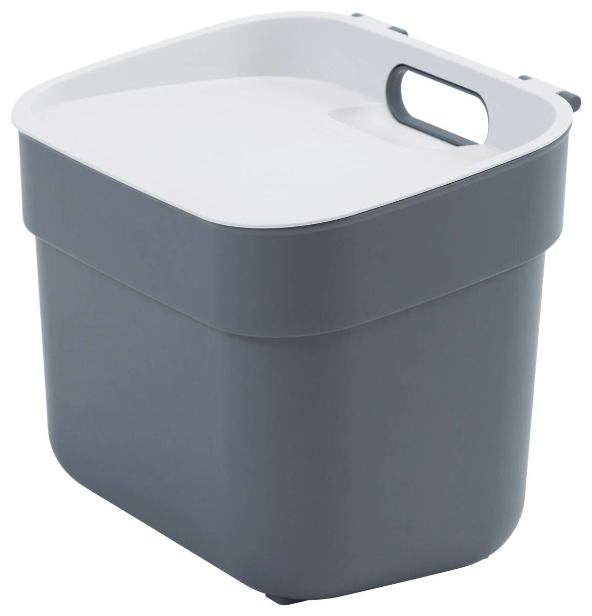 Curver Abfalleimer dunkelgrau B/H/L: ca. 18,6x20,3x25 cm