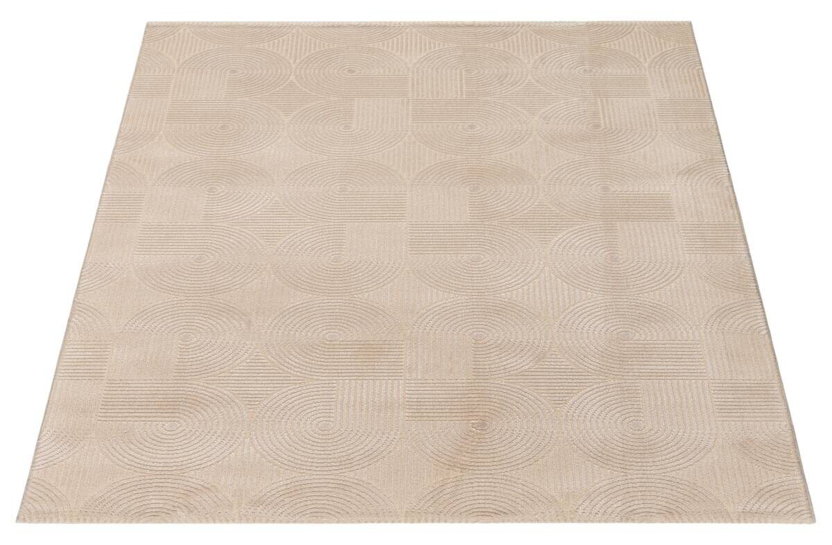 Webteppich Como beige B/L: ca. 120x170 cm