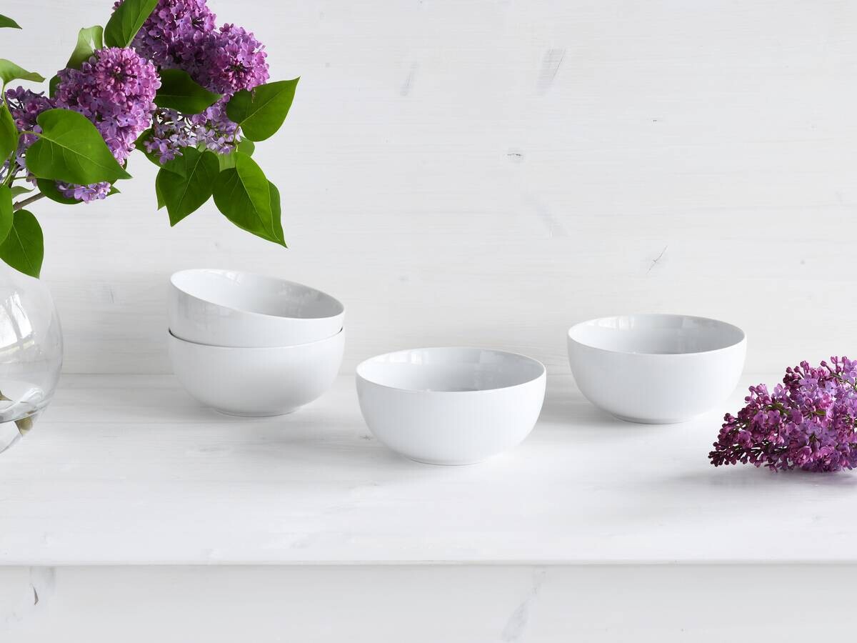 CreaTable Schüssel-Set Allround Weiss weiß Porzellan