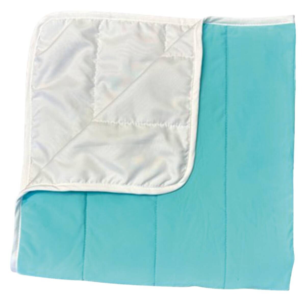 Matratzenauflage türkis Oberseite: 90% Nylon, 10% Elasthan Unterseite: 100% Polyester Füllung: 100% Polyester B/L: ca. 80x80 cm