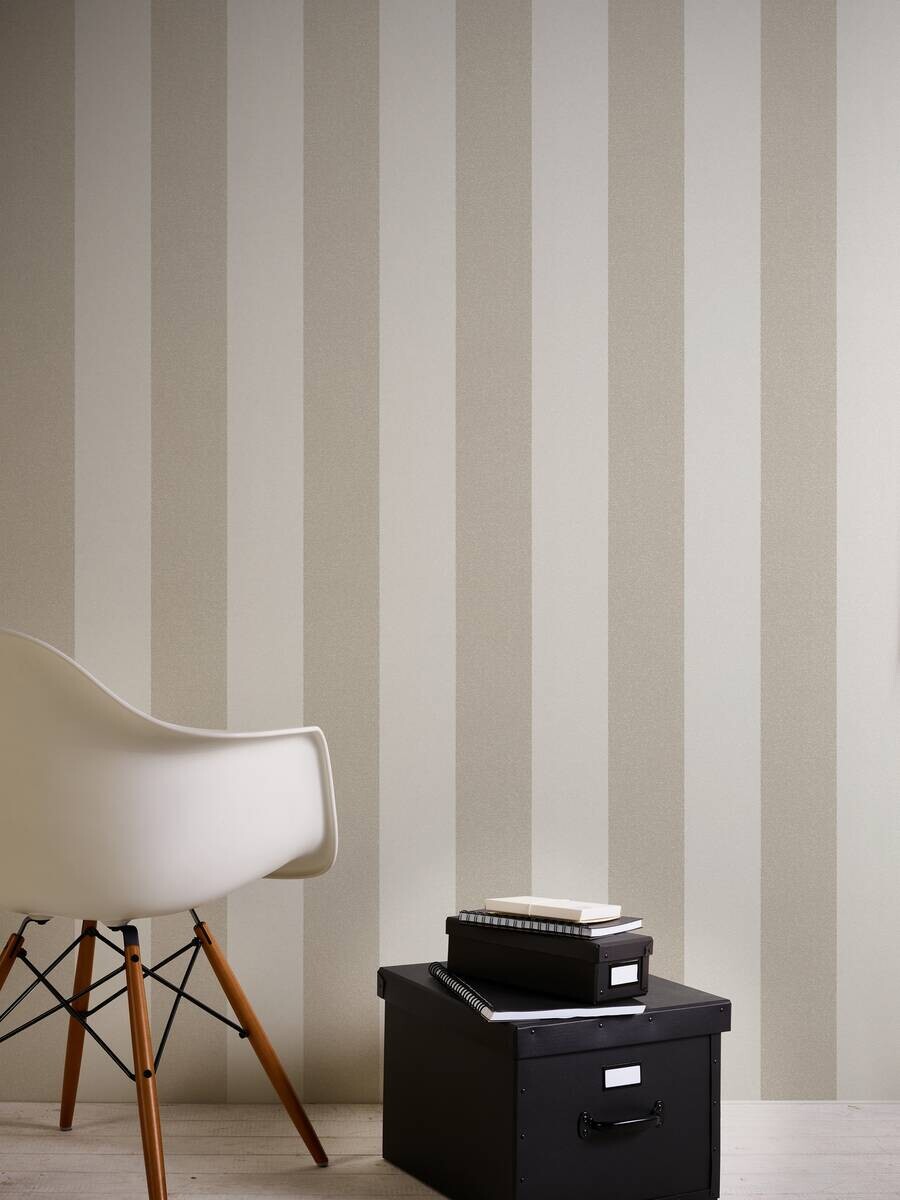 A.S.Creation Vliestapete New Elegance Streifen beige B/L: ca. 53x1005 cm