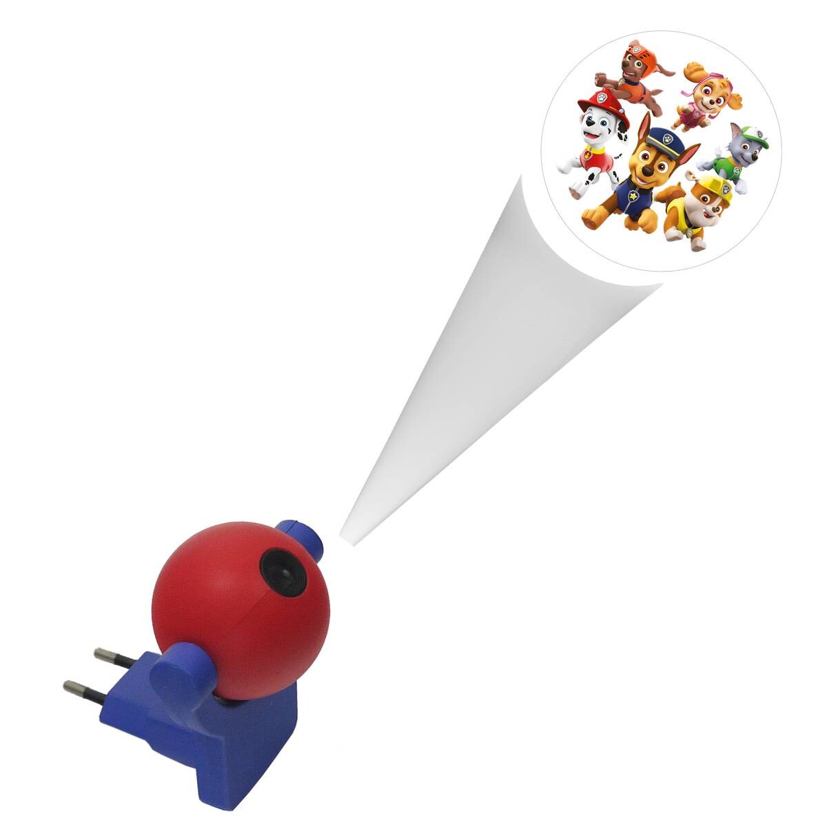 Niermann Stecker-Nachtlicht Paw Patrol dunkelblau rot Kunststoff