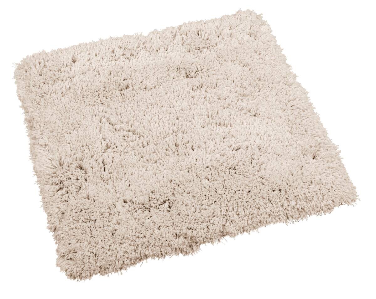 Badematte beige Vorderseite: 100% Polyester Rückseite: 100% Thermoplastische Elastomere B/L: ca. 50x50 cm