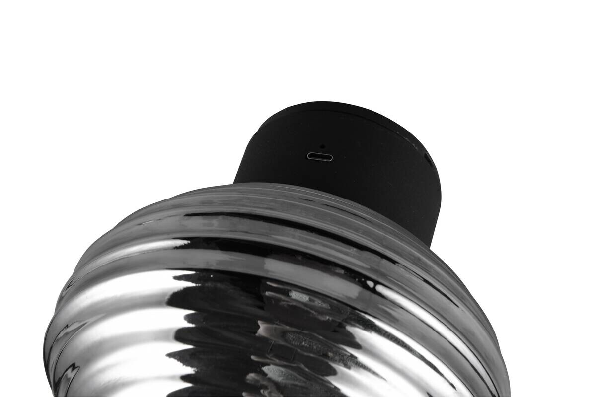 Reality LED Wandleuchte EARL mattschwarz Metall 1 Brennstellen