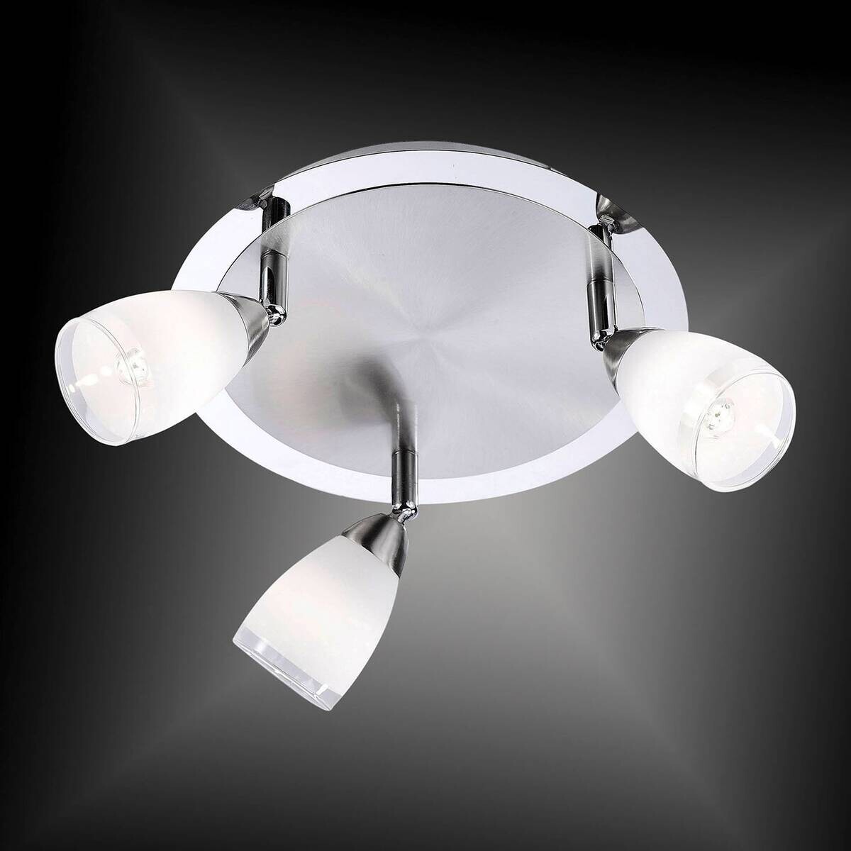 Just Light LED-Deckenleuchte Vino weiß Stahl B/H/L: ca. 24x16x24 cm G9 3 Brennstellen