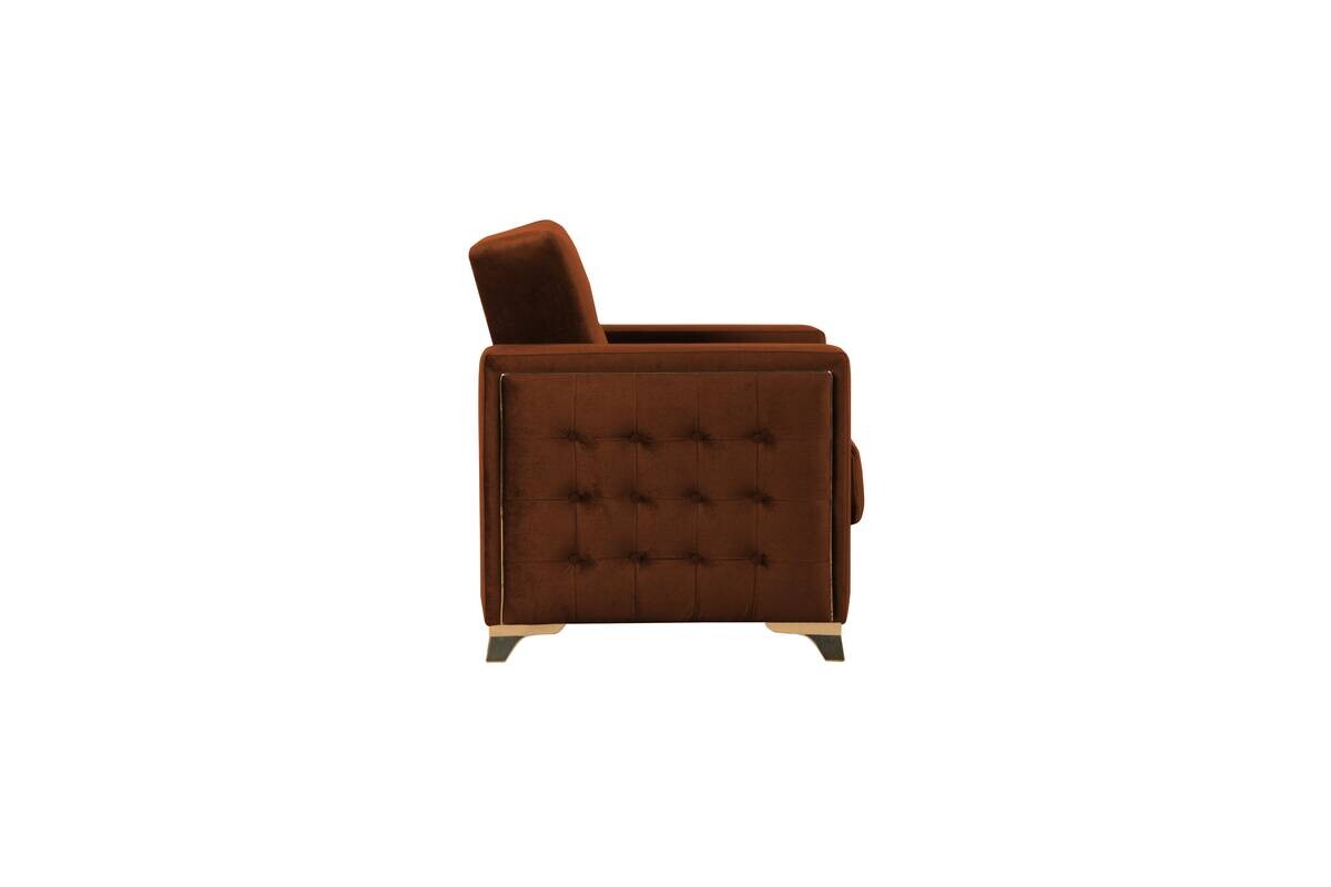 Sofa 3-2-1 Cavana zimtbraun Microfaser