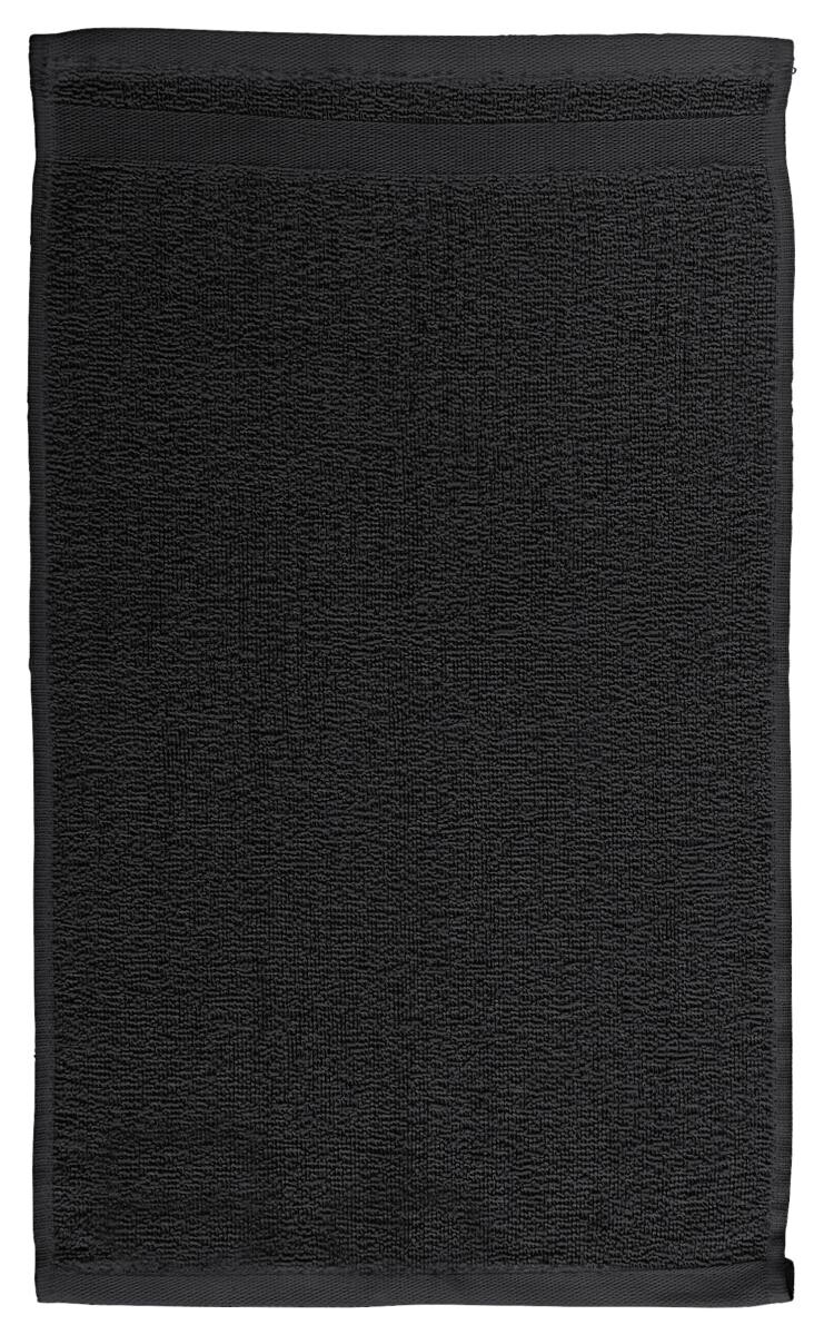 Gästehandtuch Miami schwarz Baumwolle B/L: ca. 30x50 cm