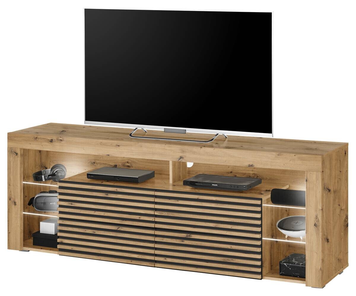 TV-Lowboard Goal 2.0 Eiche Artisan Nachbildung B/H/T: ca. 179x67x44 cm