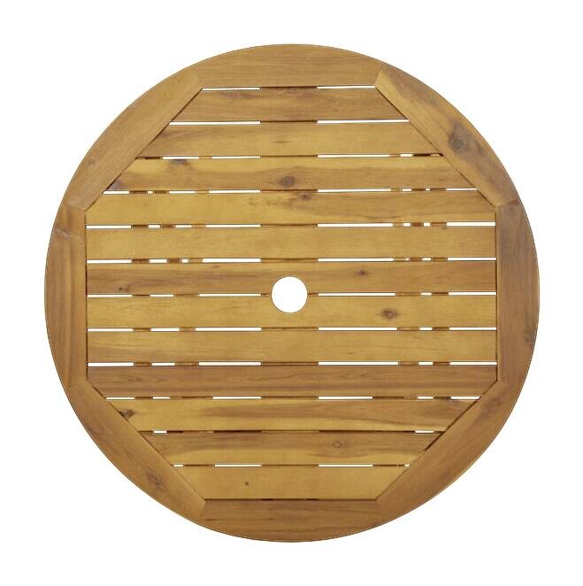 vidaXL Klapptisch braun Akazie B/H/L: ca. 70x75x70 cm