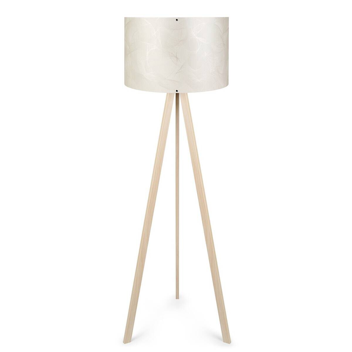 Opviq Stehlampe PVC MDF B/H/T/L/D: ca. 38x140x38x38x38 cm E27 1 Brennstellen