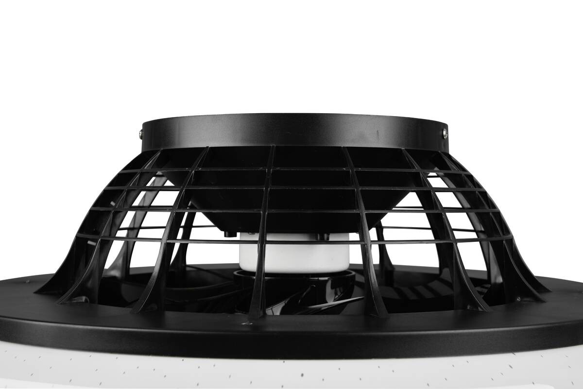 Reality Deckenleuchte Stralsund schwarz weiß Kunststoff H/D: ca. 16x50 cm