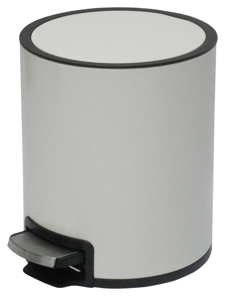 Kosmetikeimer weiß Metall ca. 3 l