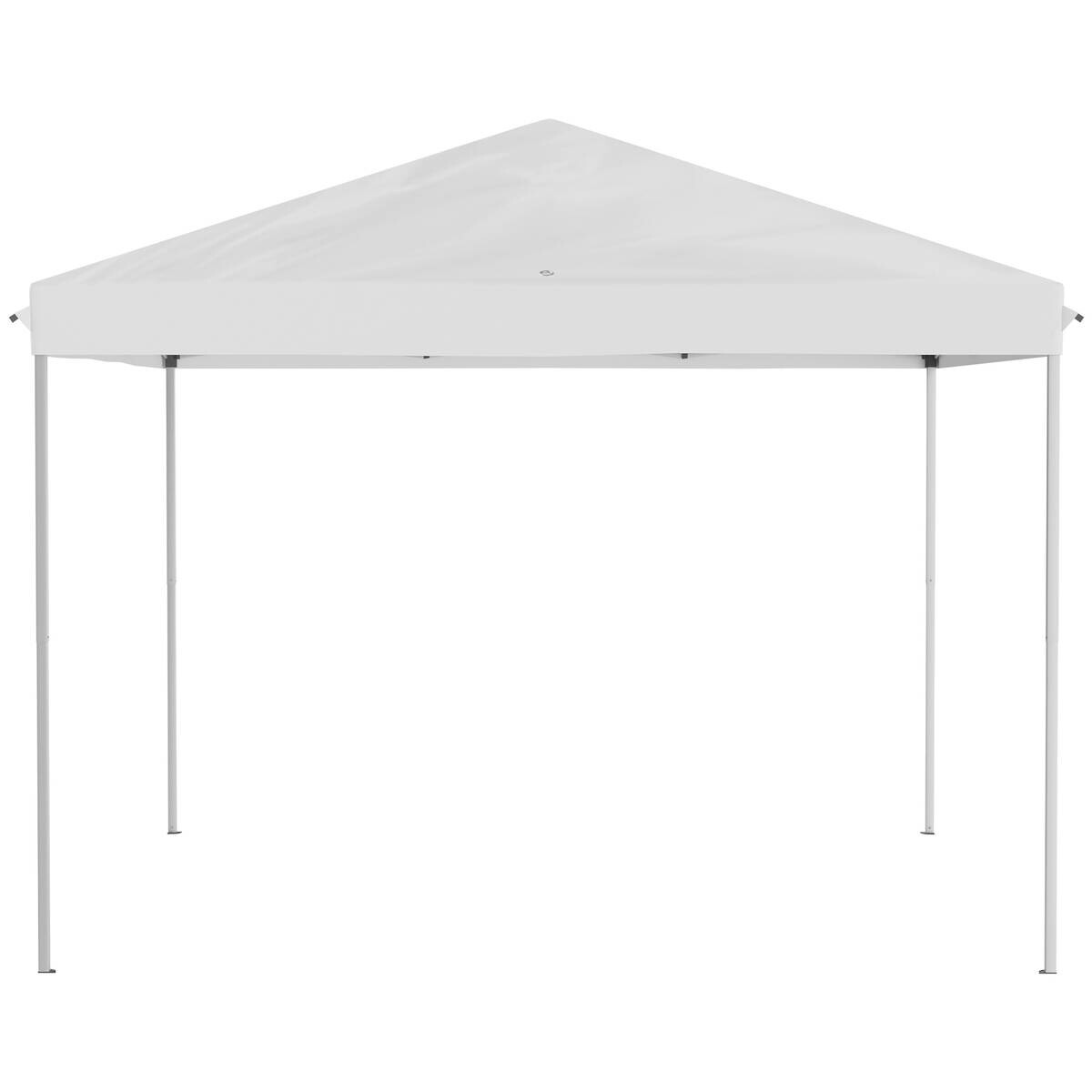 Outsunny Pavillon schwarz Metall B/H/L: ca. 295x260x295 cm