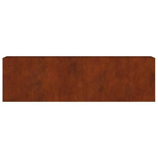 Hochbeet braun Stahl B/H/T/L: ca. 40x80x40x280 cm