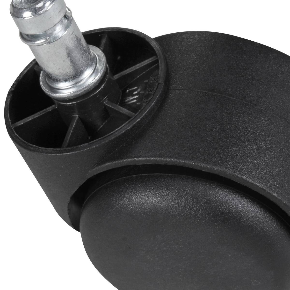 Hartbodenrollen schwarz Kunststoff B/H/T: ca. 5x5x5 cm