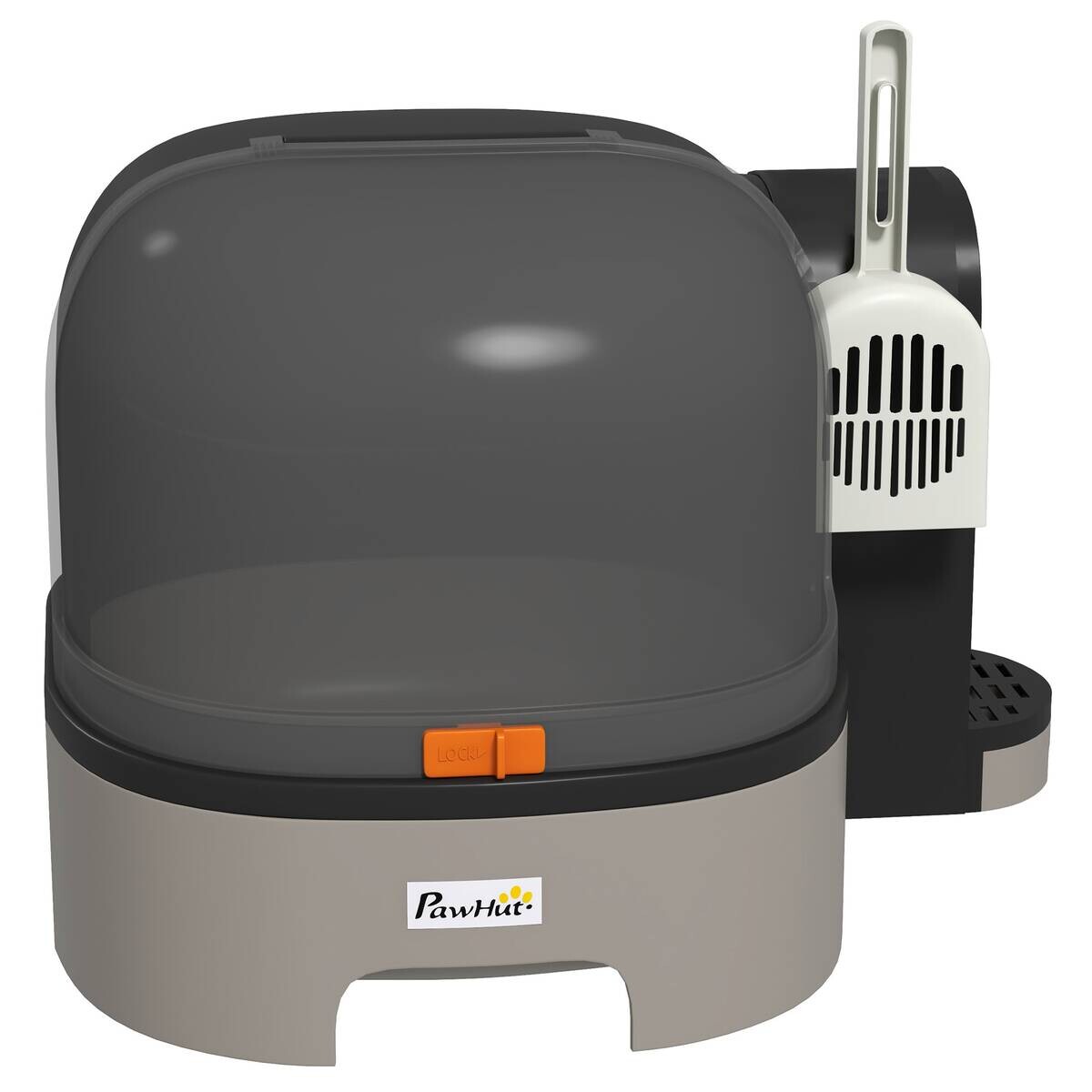 PawHut Katzen-Zubehör dunkelgrau Kunststoff B/H/L: ca. 60x52x42 cm