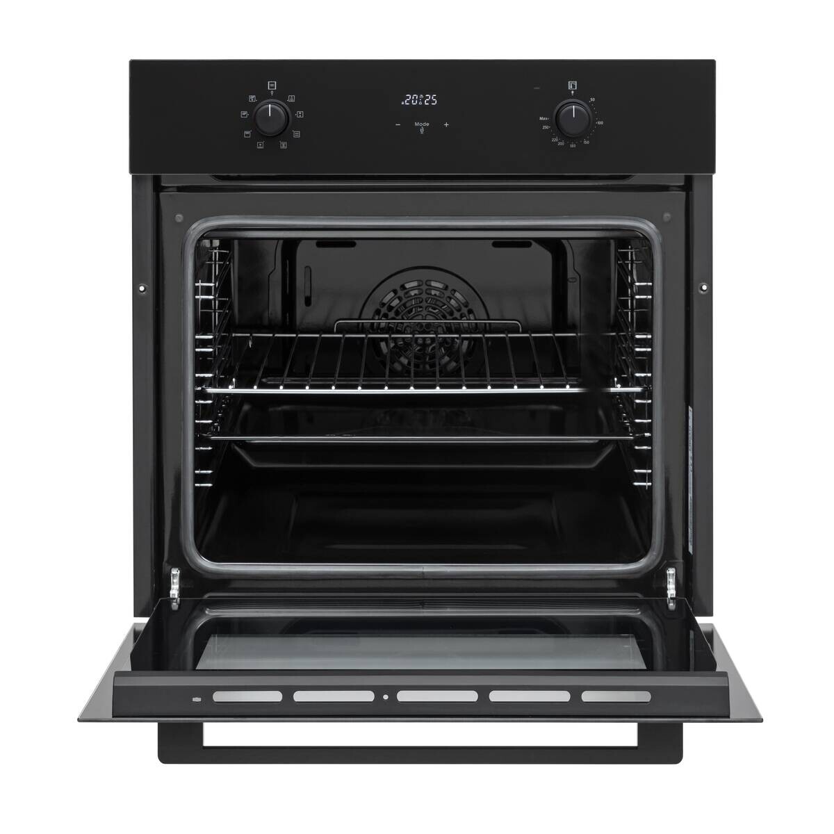 Mican Einbaubackofen BOAHSD65 schwarz Metall B/H/T: ca. 59,5x59,5x57 cm