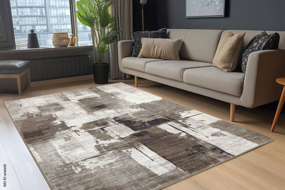 Obsession Teppich Posh taupe B/H/L: ca. 160x16x230 cm