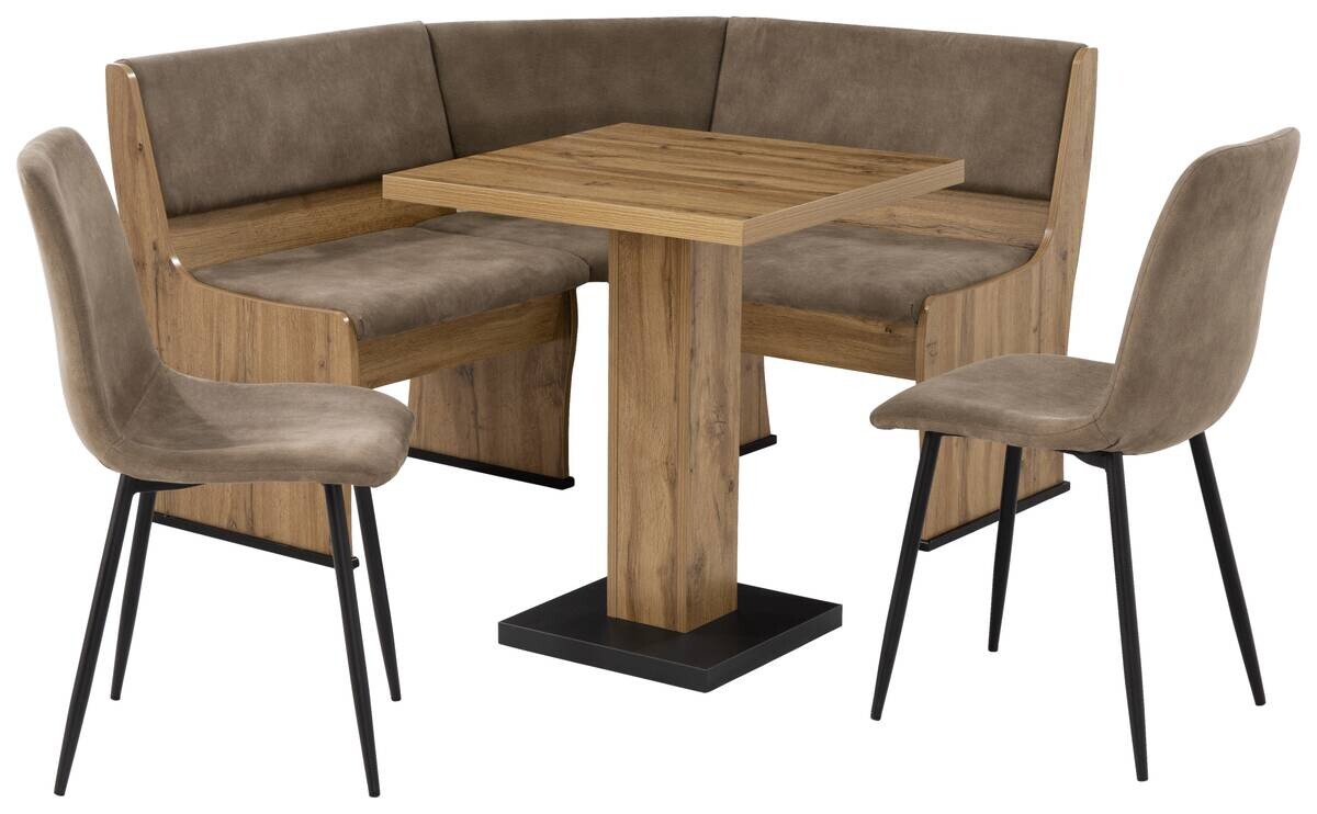 Eckbankgruppe Eiche Wild Nachbildung B/H/T: ca. 131x86x131 cm