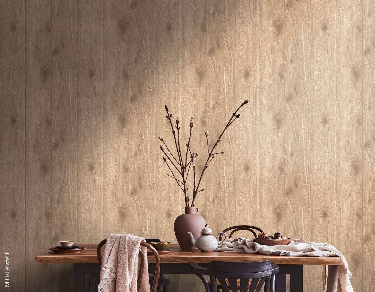 A.S.Creation Vliestapete beige B/H/D: ca. 53x1005x9,5 cm