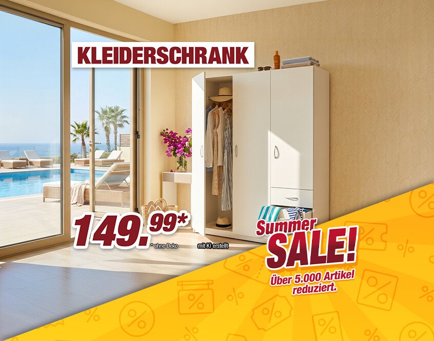 Unsere Werbe Highlights - Kleiderschrank