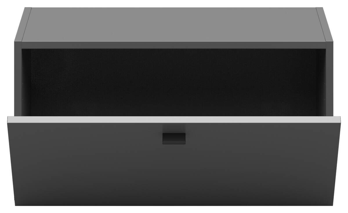 Regal System 64 anthrazit matt B/H/T: ca. 64x32x35 cm