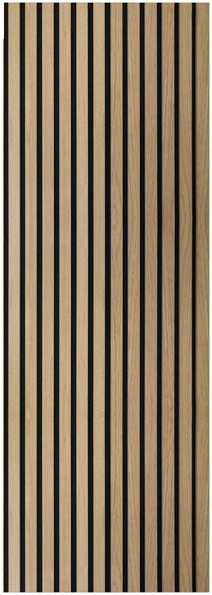 Akustikpaneel Eiche natur L/B/H: ca. 1,9x56,1x240 cm pro Stück